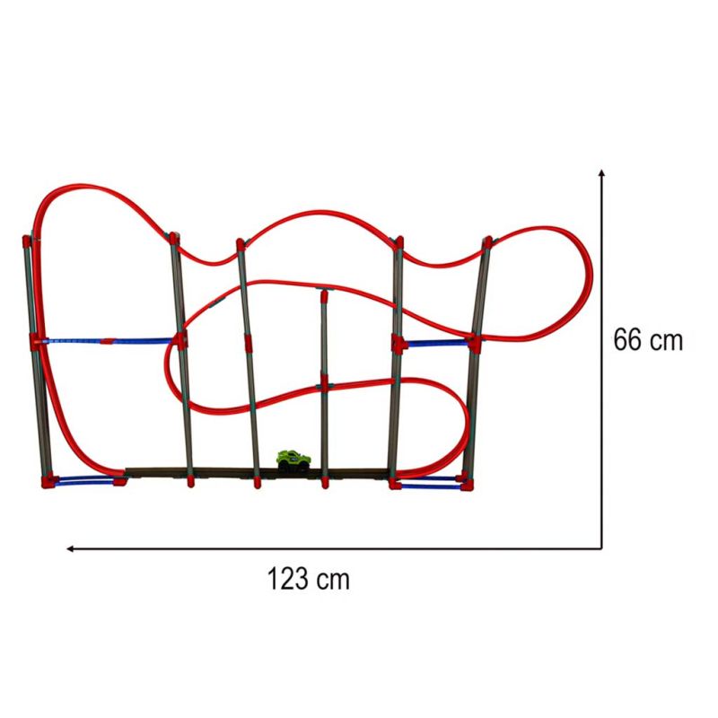 Magnetyczny tor samochodowy antygrawitacyjny 123cm XL 120el. - obrazek 8