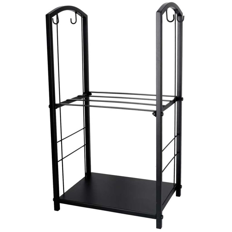 Stojak na drewno kominkowe regał metalowy akcesoria do kominka - obrazek 5