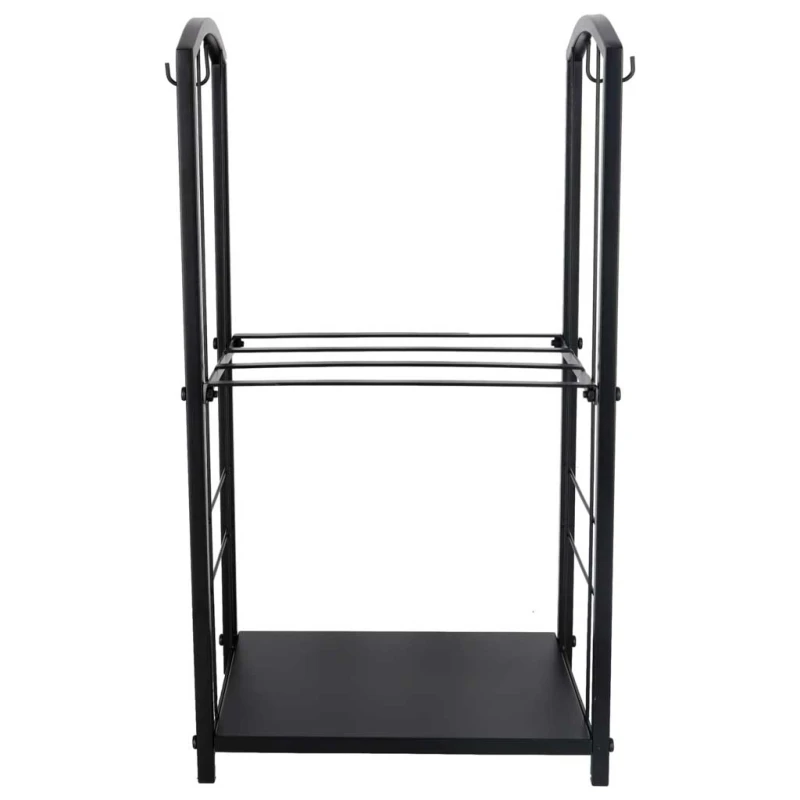 Stojak na drewno kominkowe regał metalowy akcesoria do kominka - obrazek 6