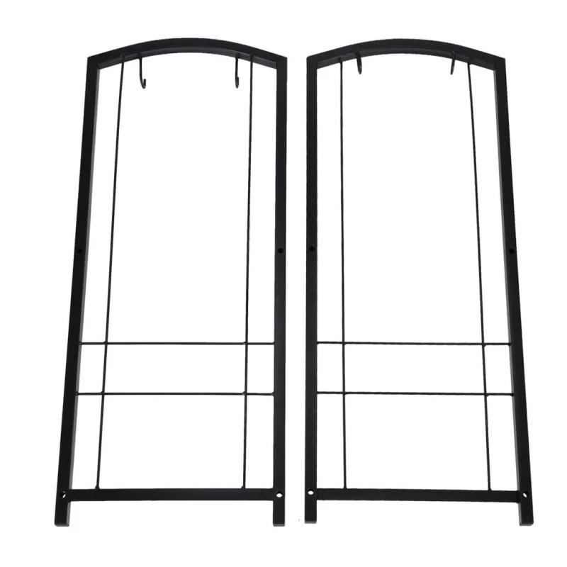 Stojak na drewno kominkowe regał metalowy akcesoria do kominka - obrazek 8