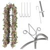 Pergola ogrodowa LUARO kolumnowa słup kolumna dzwon stojak na róże kwiaty pnące metalowa 195 cm