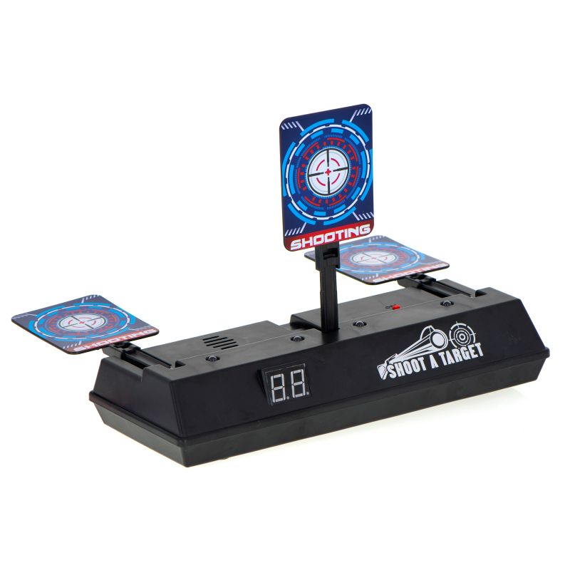 Tarcza do strzelania do wyrzutni karabinu elektroniczna strzelnica 3 cele licznik cyfrowy - obrazek 3
