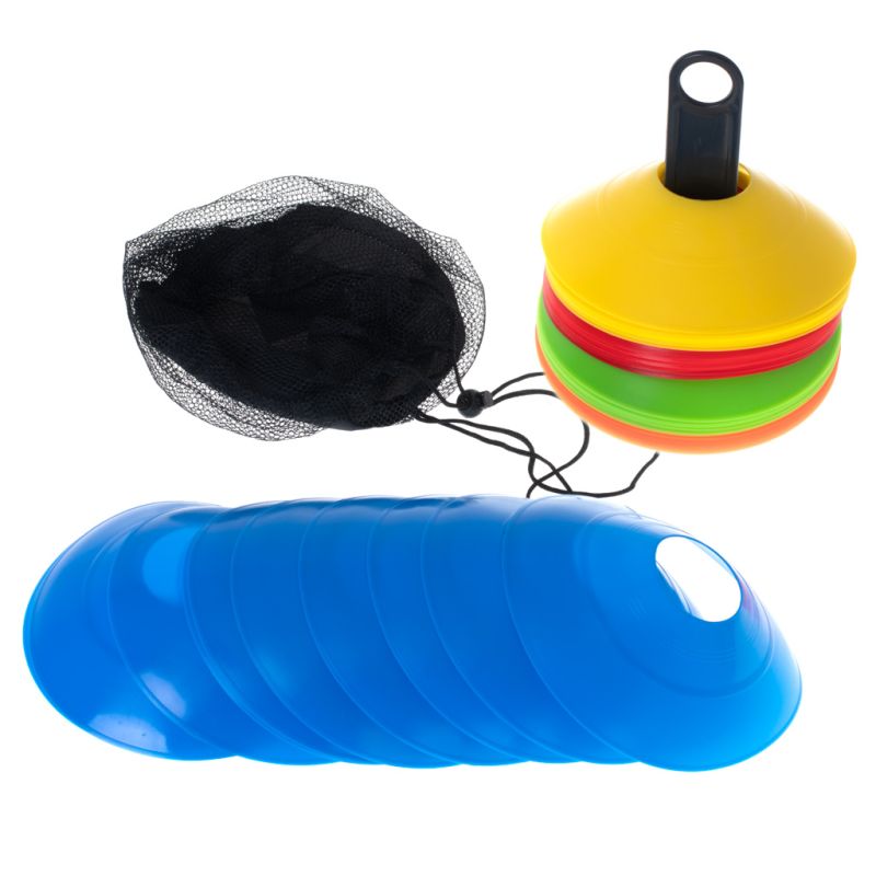 Pachołki treningowe piłkarskie do piłki nożnej elastyczne zestaw 50 sztuk - obrazek 4