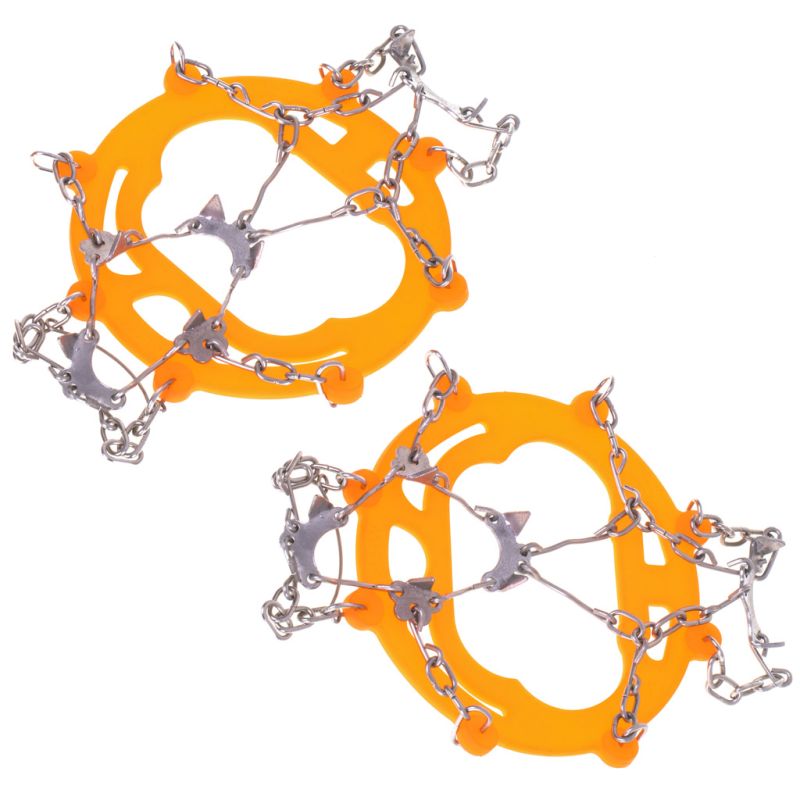 Raczki na buty antypoślizgowe turystyczne z kolcami łańcuchy pokrowiec roz. 38-45 - obrazek 6