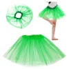 Spódniczka tiulowa tutu kostium strój karnawałowy przebranie zielona