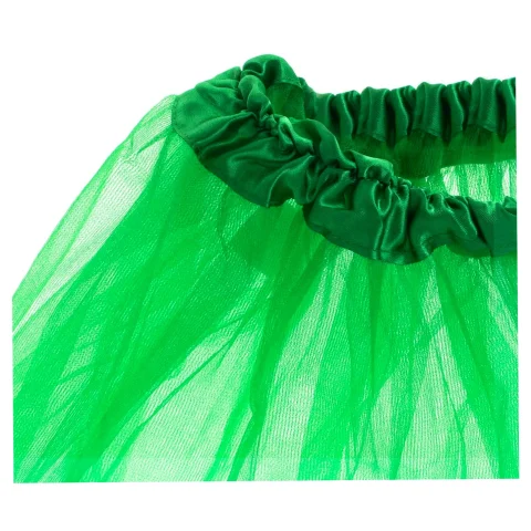 Spódniczka tiulowa tutu kostium strój karnawałowy przebranie zielona