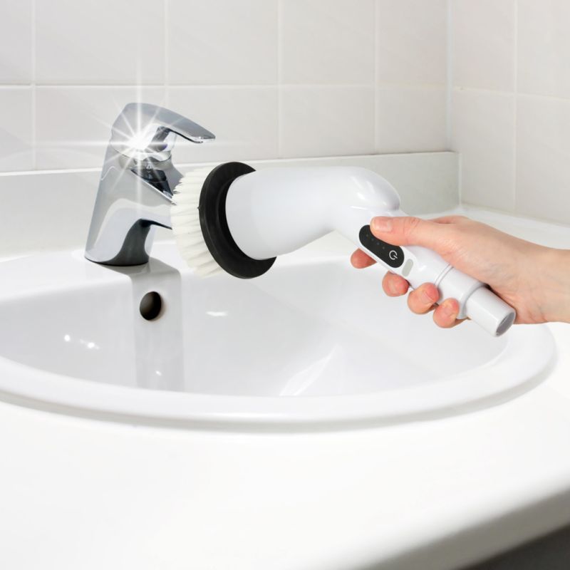 Mop obrotowy elektryczna szczotka do czyszczenia 9 głowicami szczotkującymi - obrazek 12