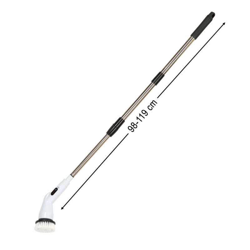 Mop obrotowy elektryczna szczotka do czyszczenia 9 głowicami szczotkującymi - obrazek 14