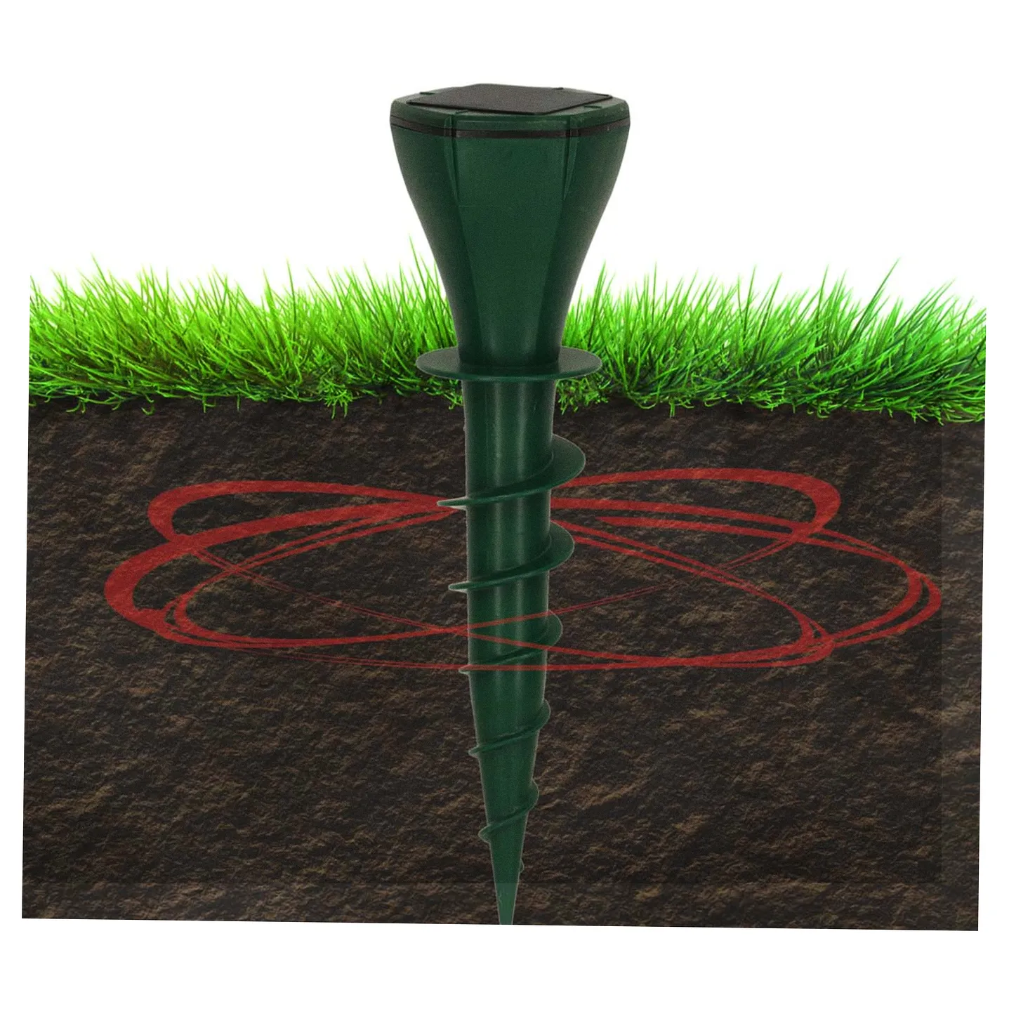 Odstraszacz solarny na krety nornice węże przeciwko kretom gryzoniom 2 szt. - obrazek 8