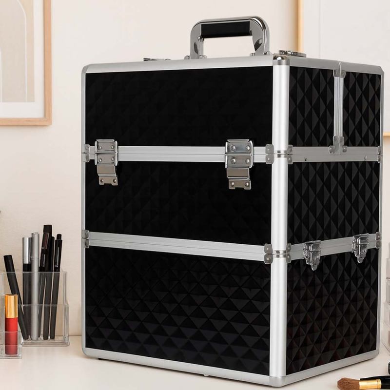 Kuferek na kosmetyki walizka organizer kosmetyczny XXL 3D - obrazek 13