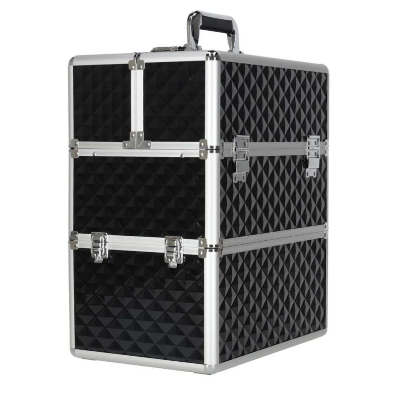 Kuferek na kosmetyki walizka organizer kosmetyczny XXL 3D