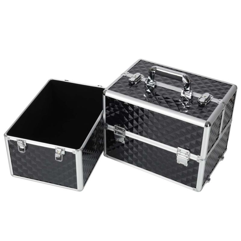 Kuferek na kosmetyki walizka organizer kosmetyczny XXL 3D - obrazek 8