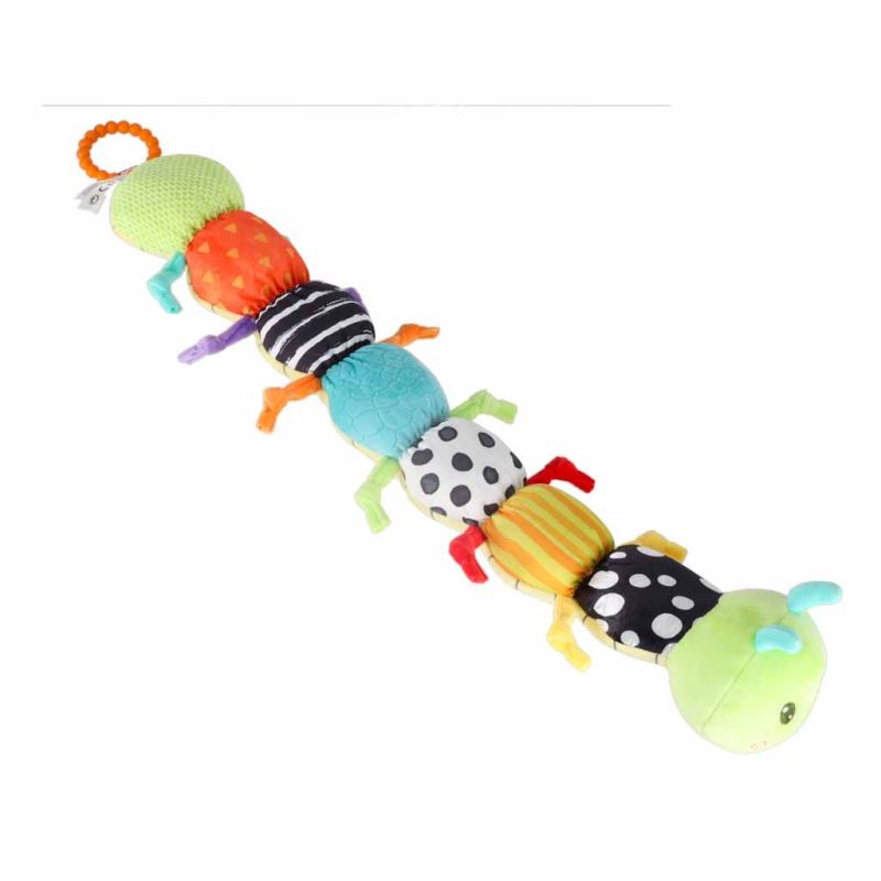 Zabawka interaktywna gąsienica pluszowa muzyczna - obrazek 3