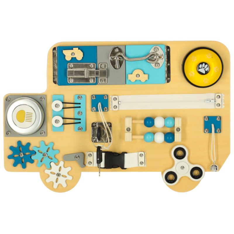 Tablica manipulacyjna sensoryczna LULILO BUSO - obrazek 2