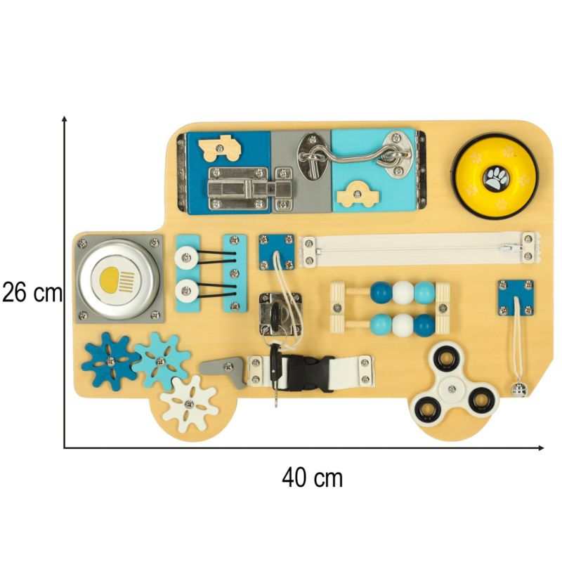 Tablica manipulacyjna sensoryczna LULILO BUSO - obrazek 11