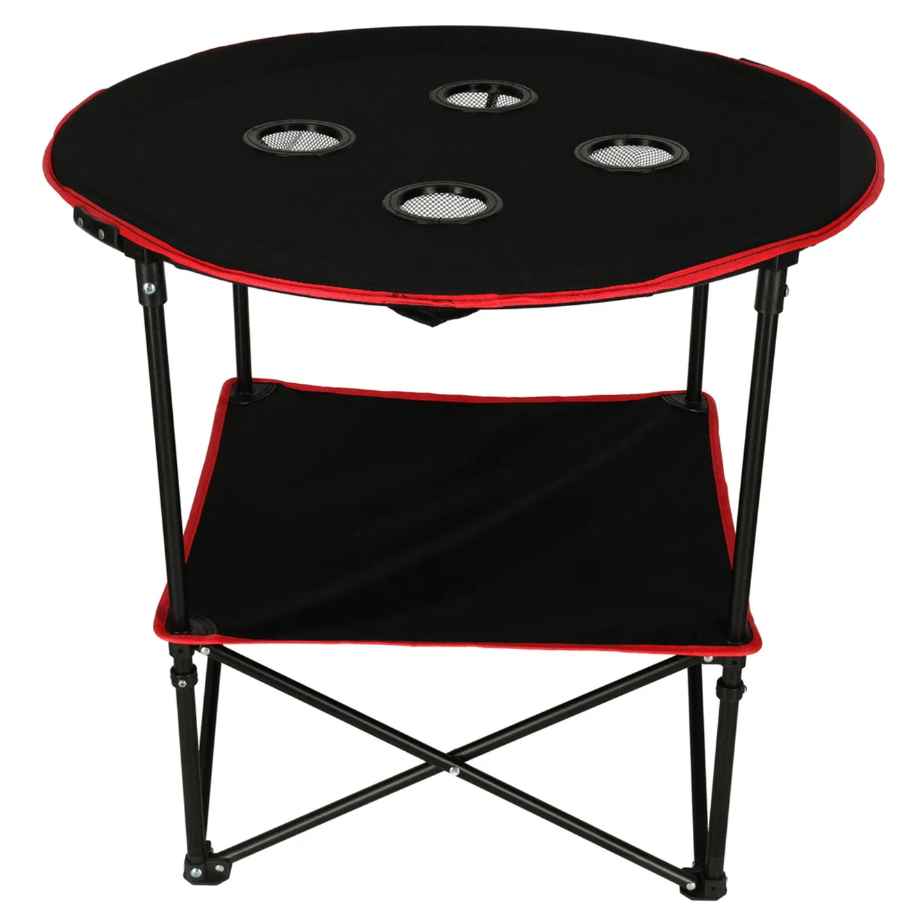 Stolik stół turystyczny składany przenośny kempingowy z pokrowcem 72 cm x 72 cm - obrazek 5