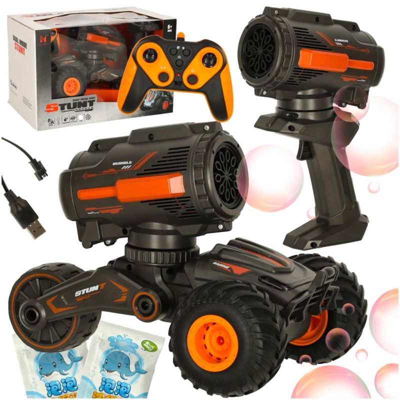 Samochód RC Stunt puszcza bańki mydlane bańkowóz do baniek mydlanych na pilota - obrazek 9