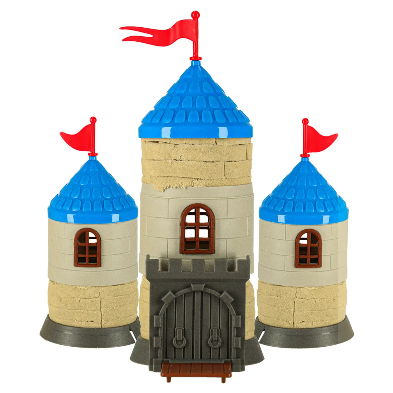 Piasek dla dzieci 1100g zamek pojazdy foremki figurki zestaw kreatywny - obrazek 15