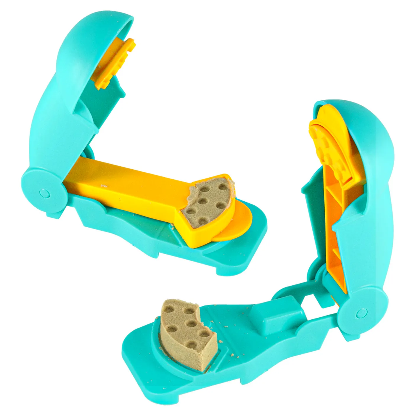 Piasek dla dzieci 1100g zamek pojazdy foremki figurki zestaw kreatywny - obrazek 7