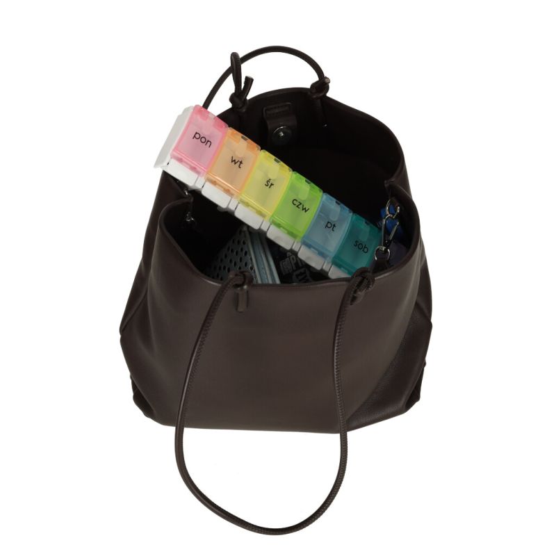 Pojemnik organizer na tabletki leki tygodniowy 7dni PL - obrazek 8