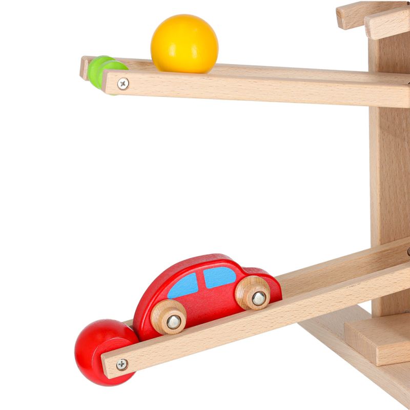 Tor kulkowy drewniany kulodrom montessori XXL - obrazek 9