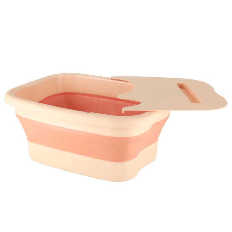 Miska do masażu mycia stóp nóg silikonowa składana wiadro z wypustkami - obrazek 7