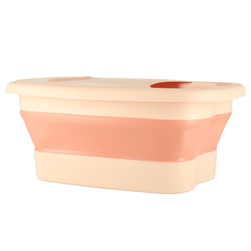 Miska do masażu mycia stóp nóg silikonowa składana wiadro z wypustkami - obrazek 10