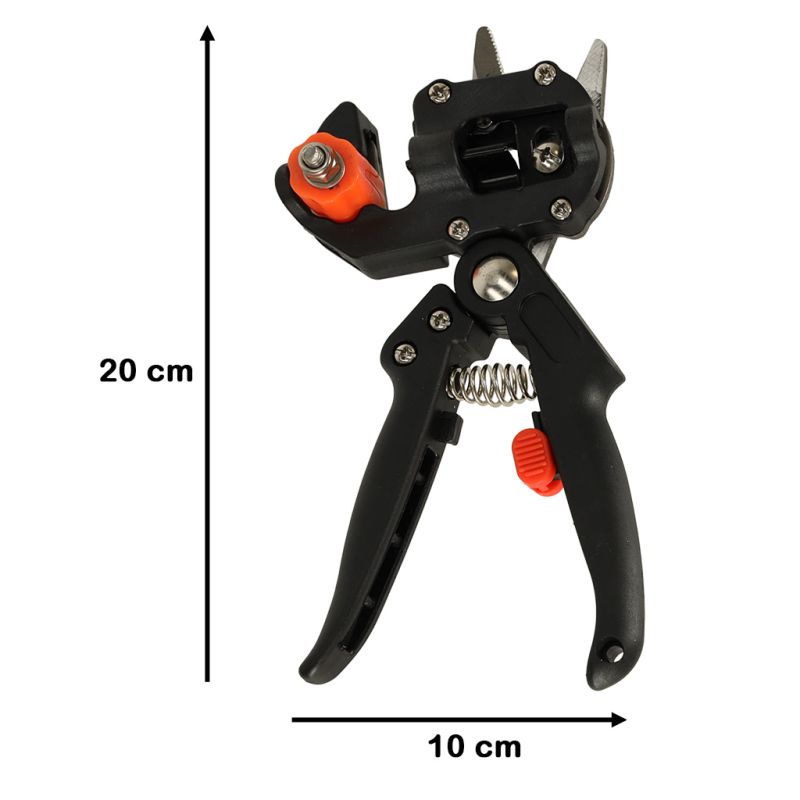 Sekator do szczepienia drzew krzewów winogron okulizacji nożyce nożyczki ostrza x3 - obrazek 2