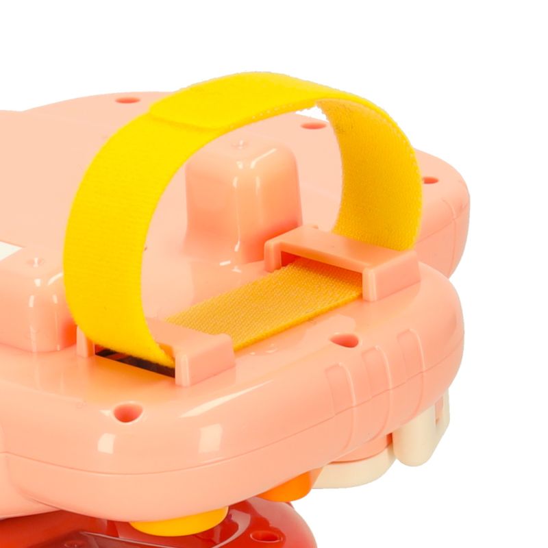 Zabawka interaktywna kierownica dla dzieci dziecka malucha do wózka symulator muzyka dźwięki różowa - obrazek 11