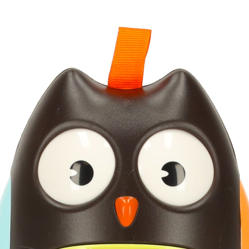 Wańka wstańka sowa sensoryczna kiwajka czarna - obrazek 6