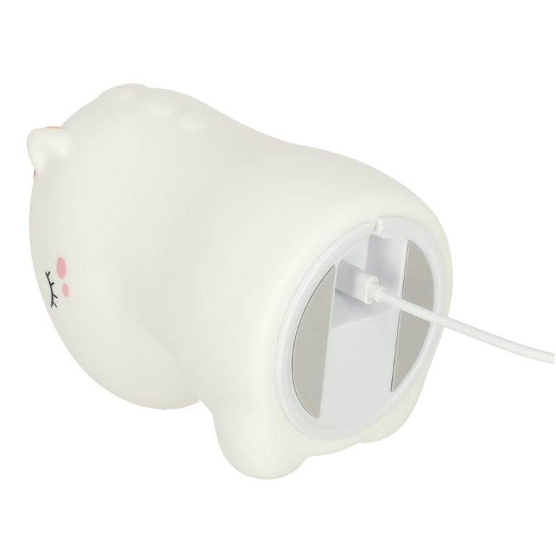 Lampka nocna dla dzieci silikonowa dotykowa miękka LED biała RGB jednorożec - obrazek 5