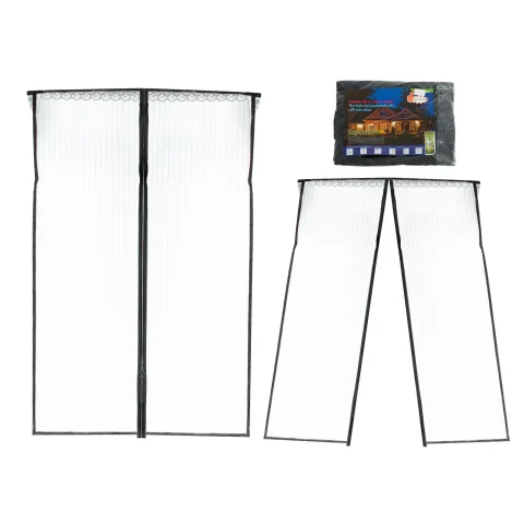 Moskitiera siatka magnetyczna na drzwi 100x210cm CZARNA