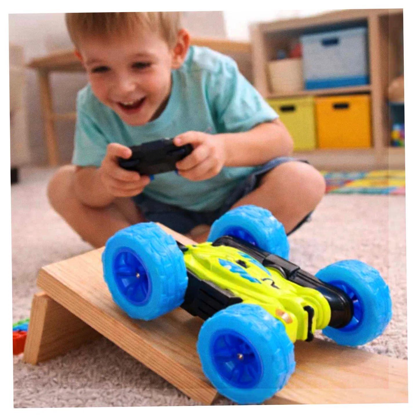 Samochód zdalnie sterowany RC REVOLT TG1023 Flip Speeder Lights 2.4GHz LED Off-Road Na Każdy Teren Akrobacje 360 - obrazek 11