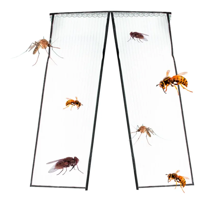 Moskitiera siatka magnetyczna na drzwi 100x210cm CZARNA - obrazek 11