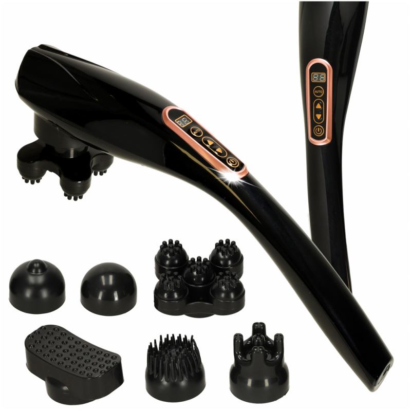 Masażer do pleców wibracyjny masaż ciała karku 6 głowic zestaw bezprzewodowy 6w1 - obrazek 8