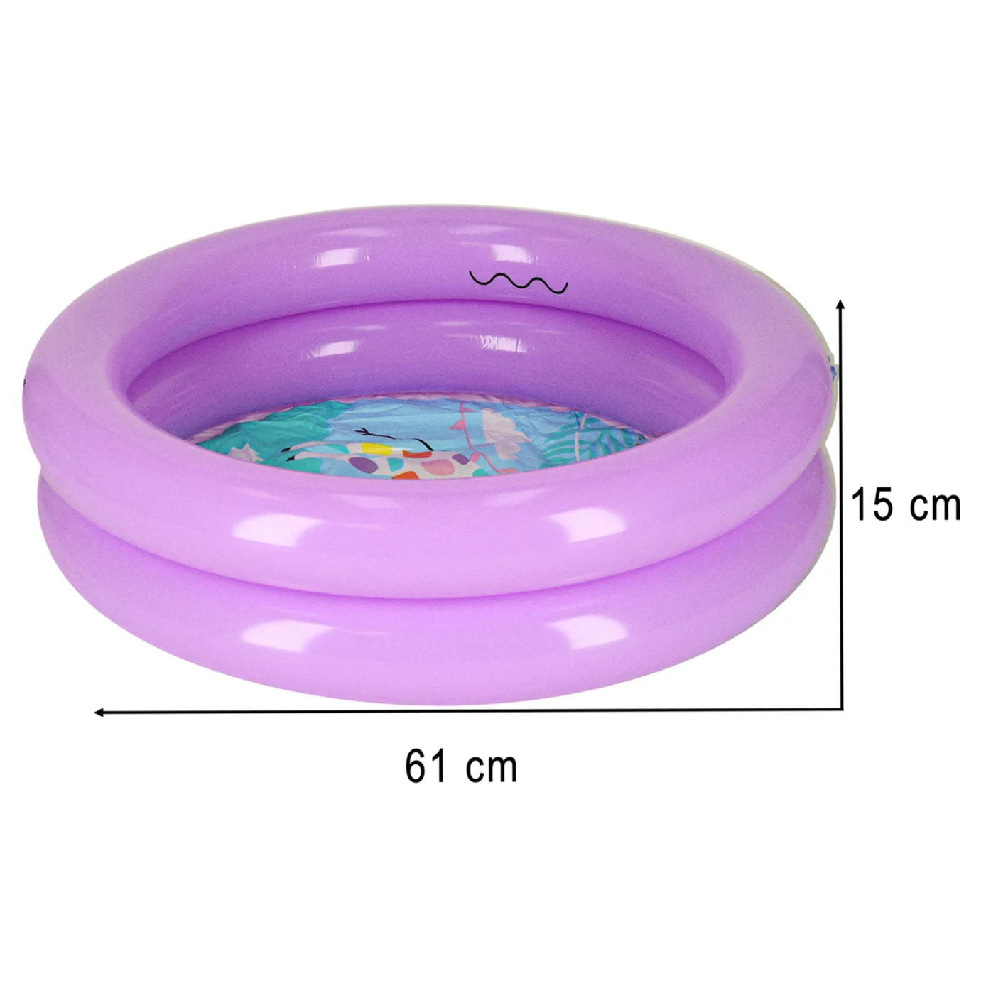 Basen brodzik dla dzieci 61cm fioletowy BESTWAY 51061 - obrazek 8