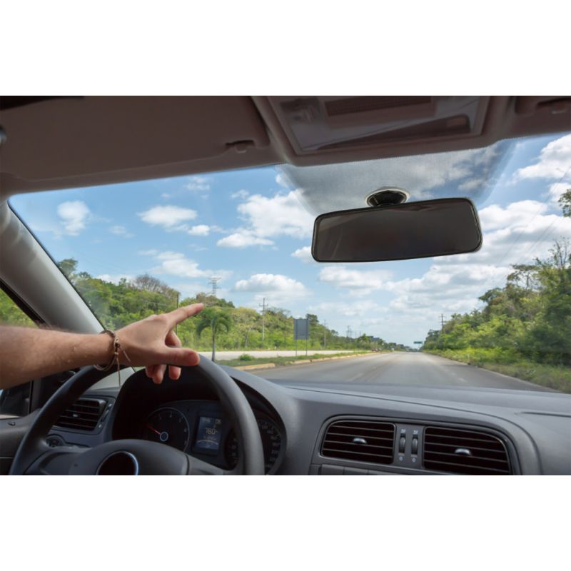 Lusterko samochodowe wsteczne szerokokątne na przyssawkę - obrazek 7