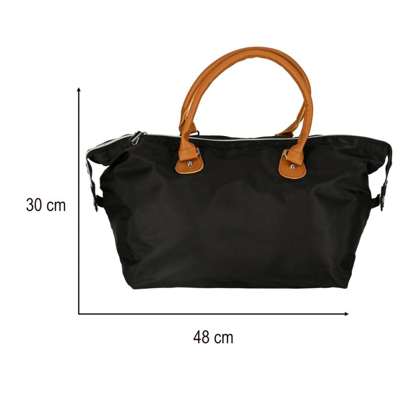 Torba podróżna wielofunkcyjna do wózka dla mamy zestaw czarna - obrazek 10