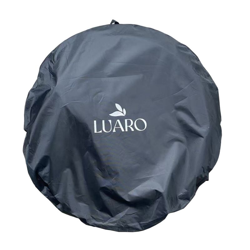 Namiot LUARO samorozkładający na prysznic przebieralnia turystyczna toaleta wc czarne - obrazek 4