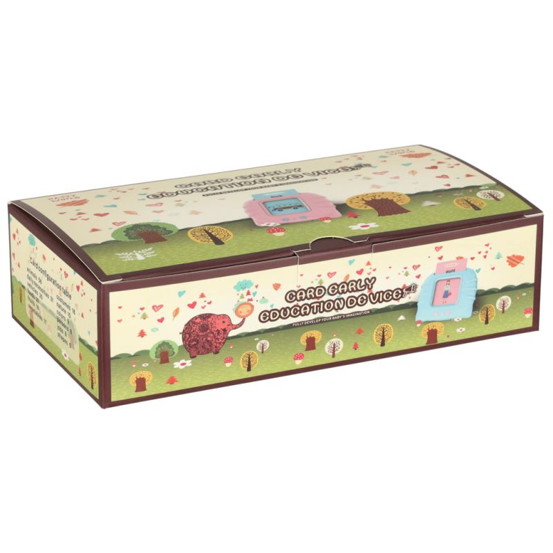 Nauka języka angielskiego czytnik kart do nauki słówek fiszki niebieski - obrazek 10