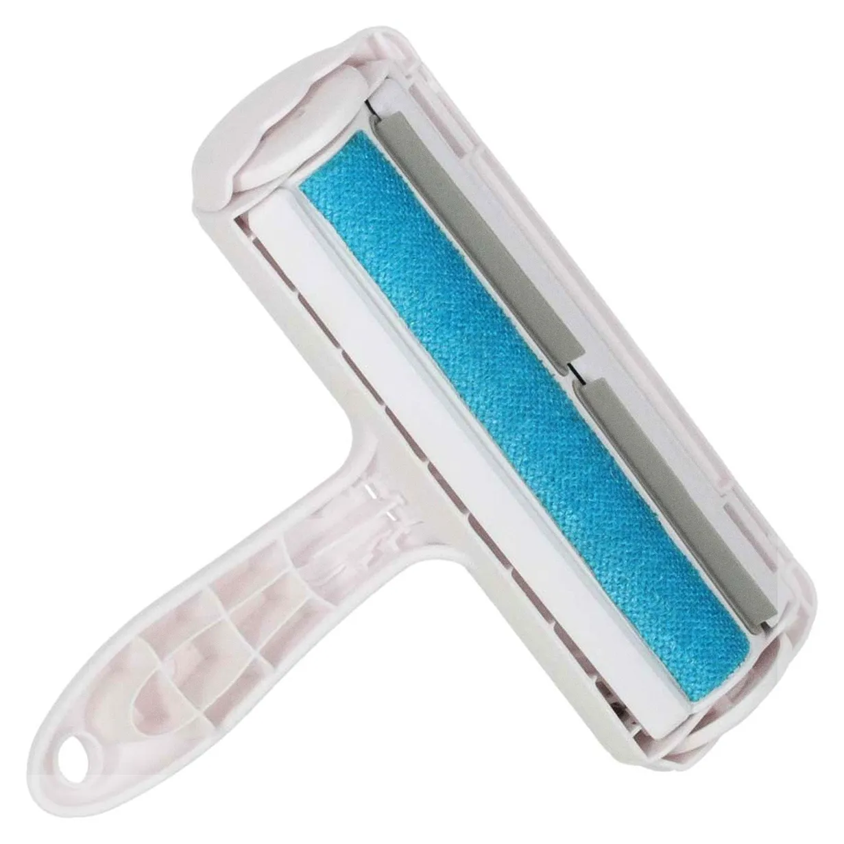 Szczotka wałek rolka do czyszczenia sierści z ubrań tapicerki biała niebieska