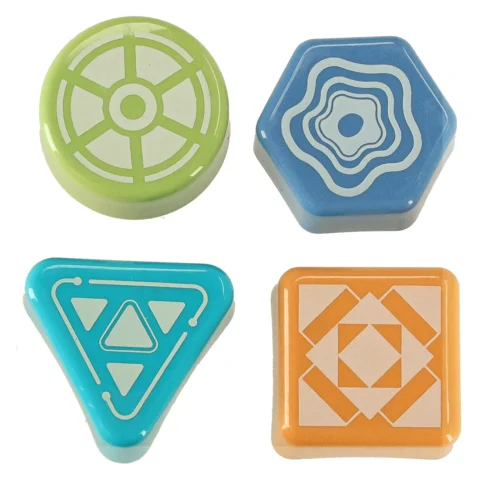 Słonik tablica manipulacyjna montessori wbijak sorter klocki młotek 26cm