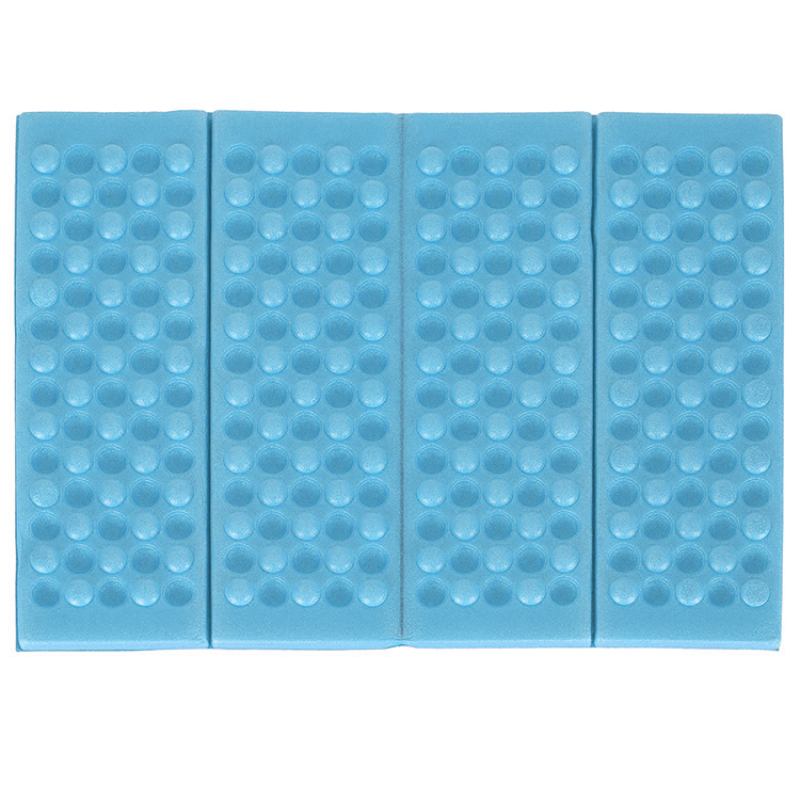 Mata piankowa składana do siedzenia turystyczna niebieska - obrazek 6