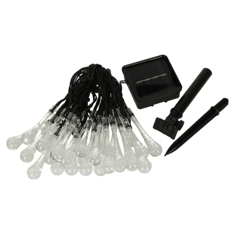 Lampki solarne ogrodowe łezki 6