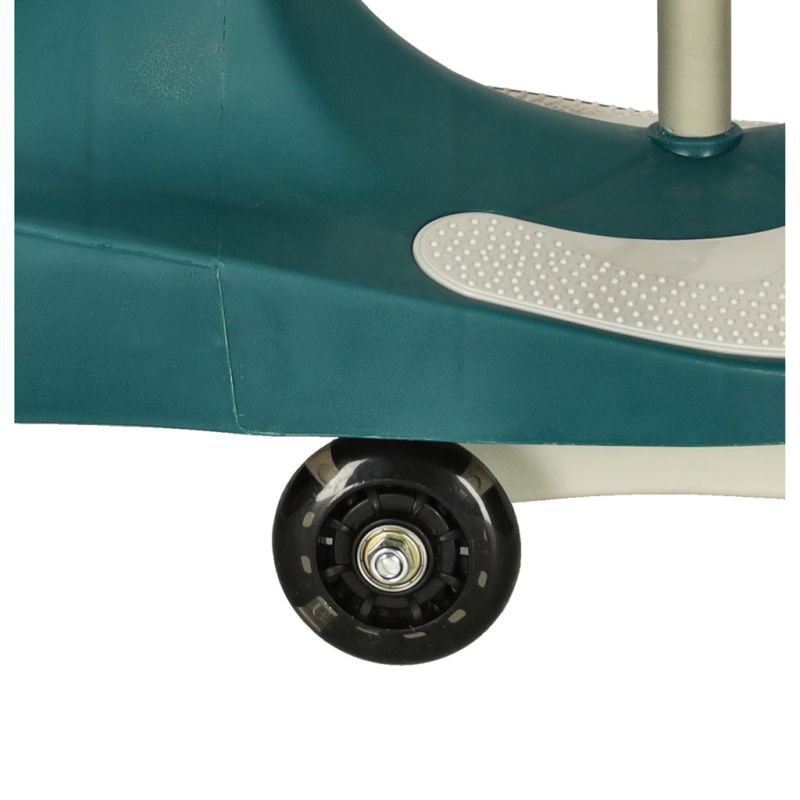 Jeździk grawitacyjny świecące koła LED butelkowy żółty - obrazek 3