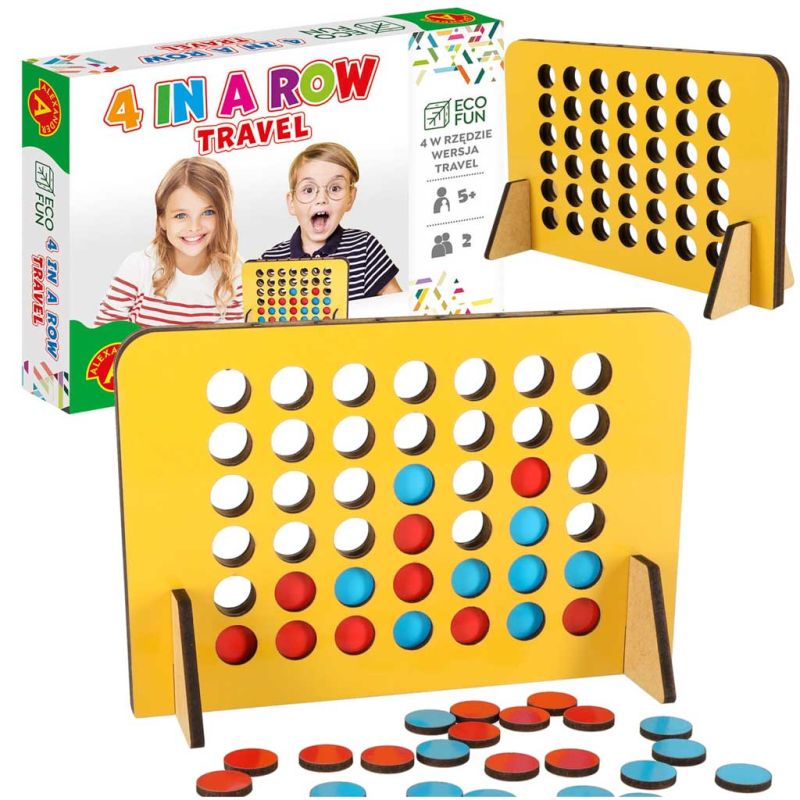 ALEXANDER 4 w rzędzie gra towarzyska wersja travel podróżna 5+ - obrazek 7