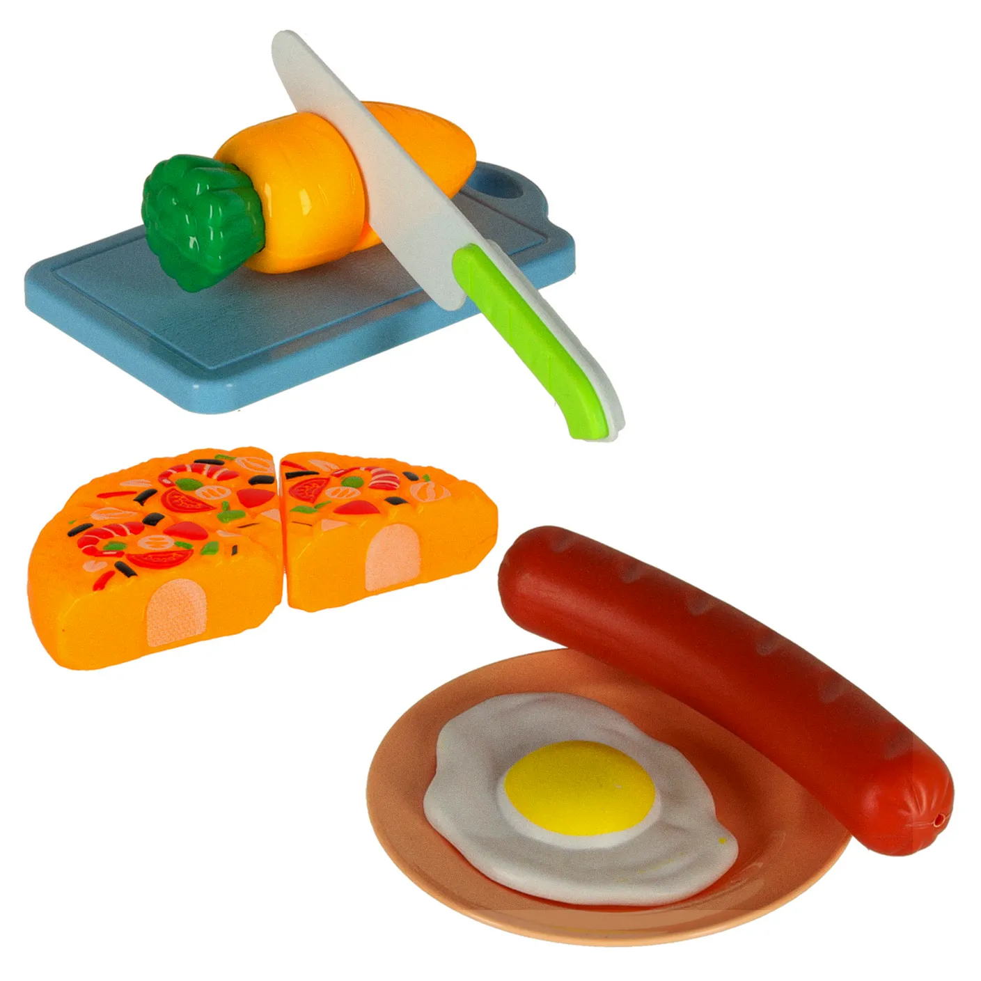 Zestaw Warzyw i Owoców do Krojenia 36 el. z Akcesoriami – Kreatywna Zabawa w Gotowanie - obrazek 9