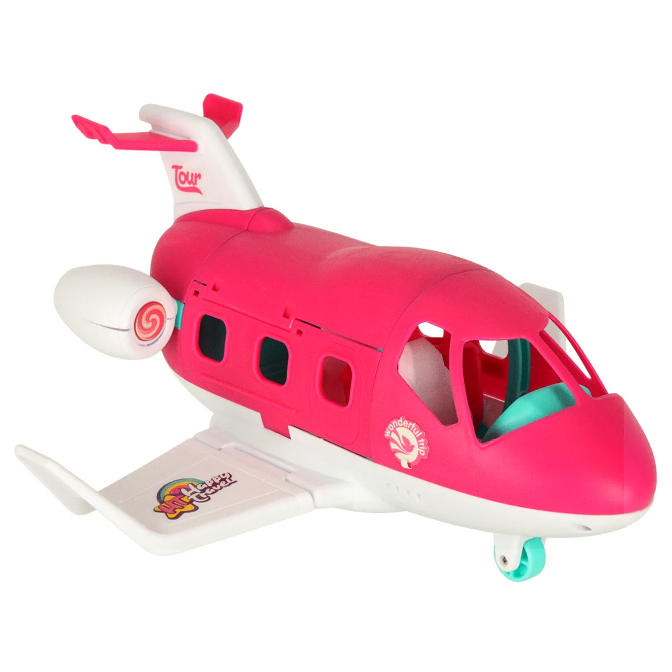 Samolot dla lalek rozkładany stewardessa akcesoria