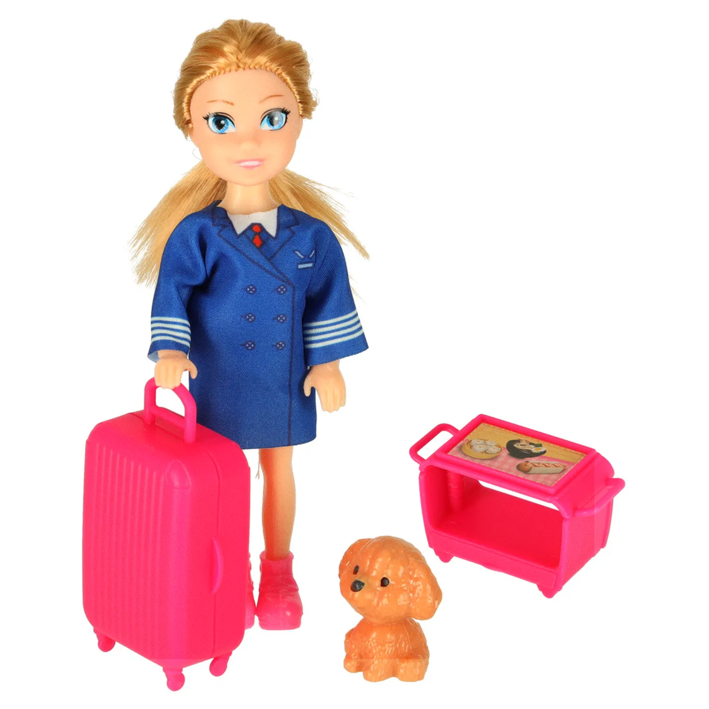 Samolot dla lalek rozkładany stewardessa akcesoria - obrazek 8