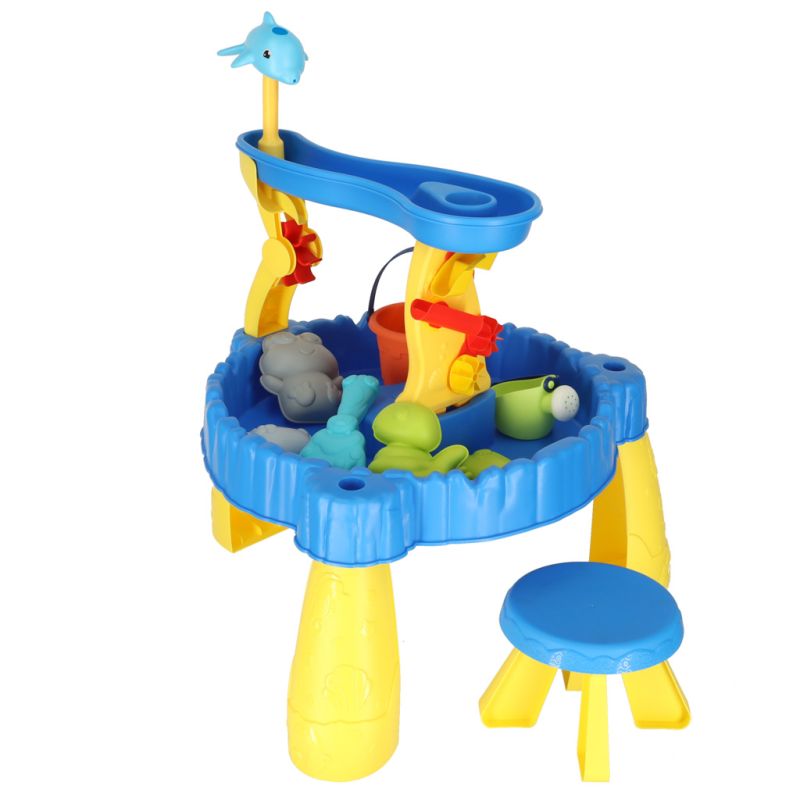 Stolik wodny tor do piasku i wody dwa poziomy akcesoria - obrazek 4